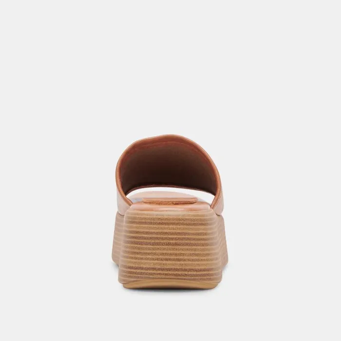 Dolce Vita Canal Sandals Tan Leather Women Sandals