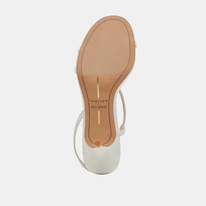 Dolce Vita Cerise Heels White Patent Stella Women Heels