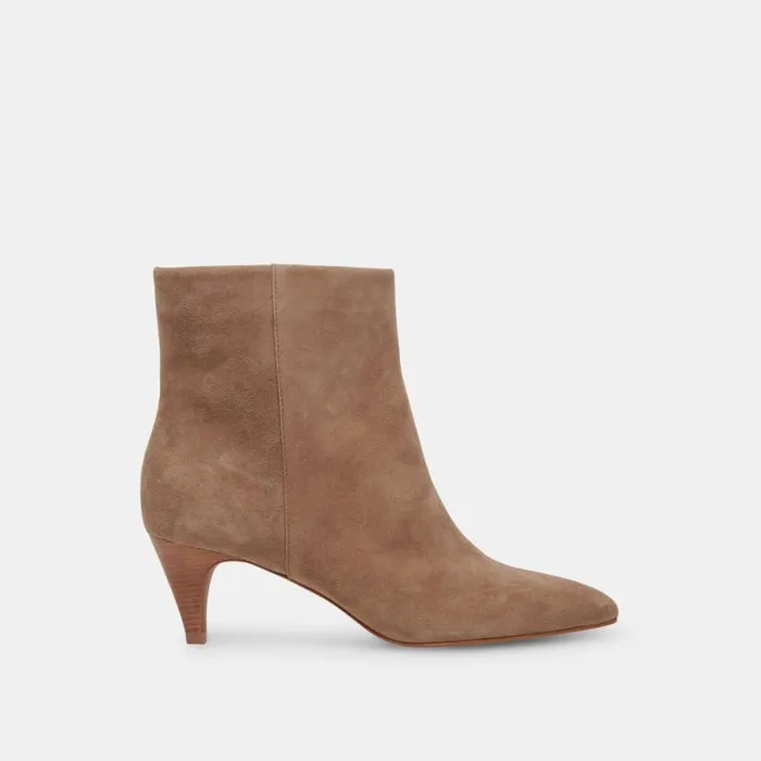 Dolce Vita Dee Booties Truffle Suede Women Boots and Booties