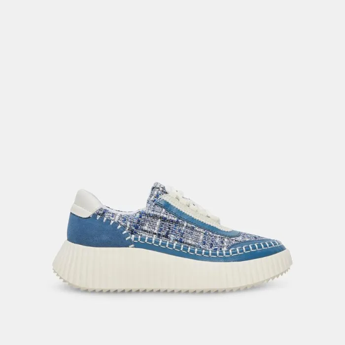 Dolce Vita Dolen Sneakers Navy Multi Woven Women Sneakers