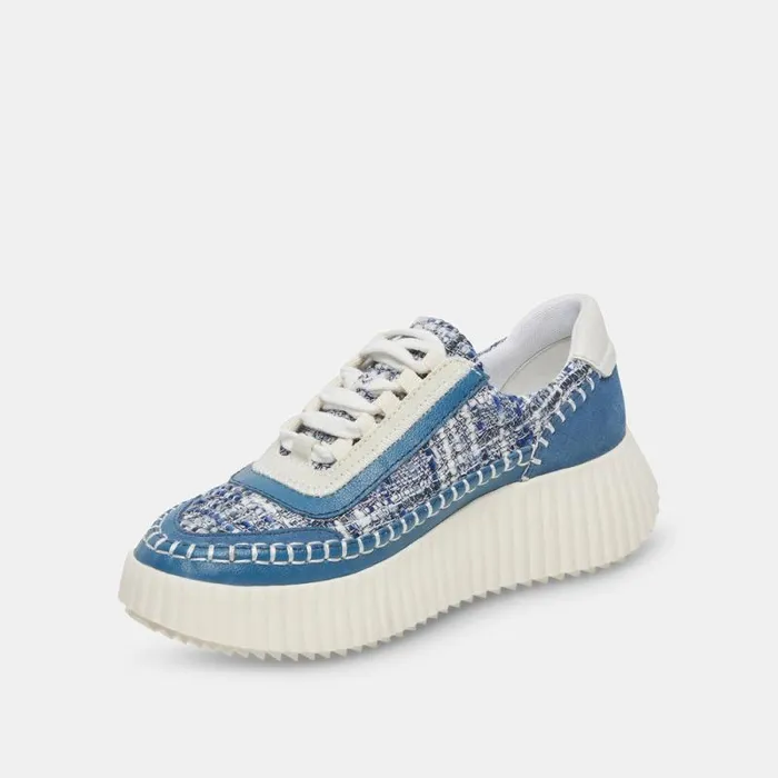 Dolce Vita Dolen Sneakers Navy Multi Woven Women Sneakers