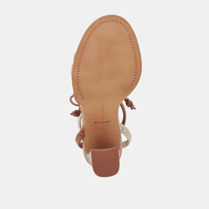 Dolce Vita Gazele Heels Tan Multi Leather Women Heels