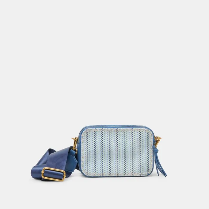 Dolce Vita Gladys Crossbody Blue Woven Women Handbags