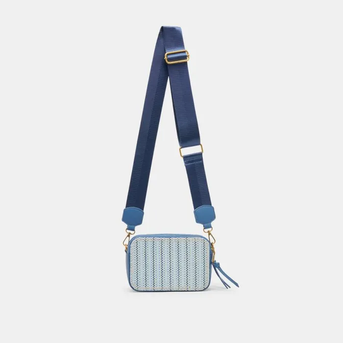 Dolce Vita Gladys Crossbody Blue Woven Women Handbags