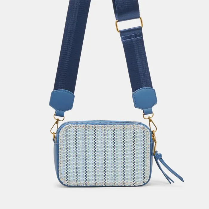Dolce Vita Gladys Crossbody Blue Woven Women Handbags