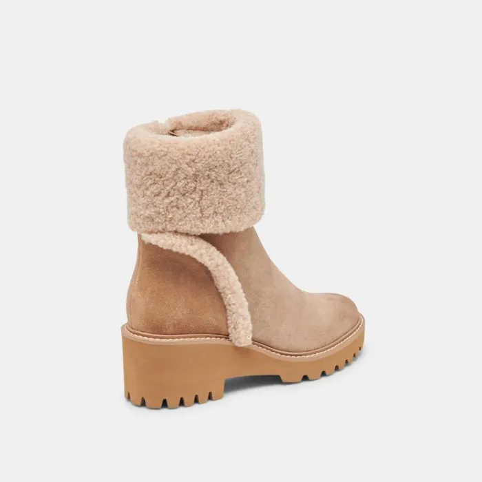 Dolce Vita Hug H2O Boots Mushroom Suede Women Boots and Booties