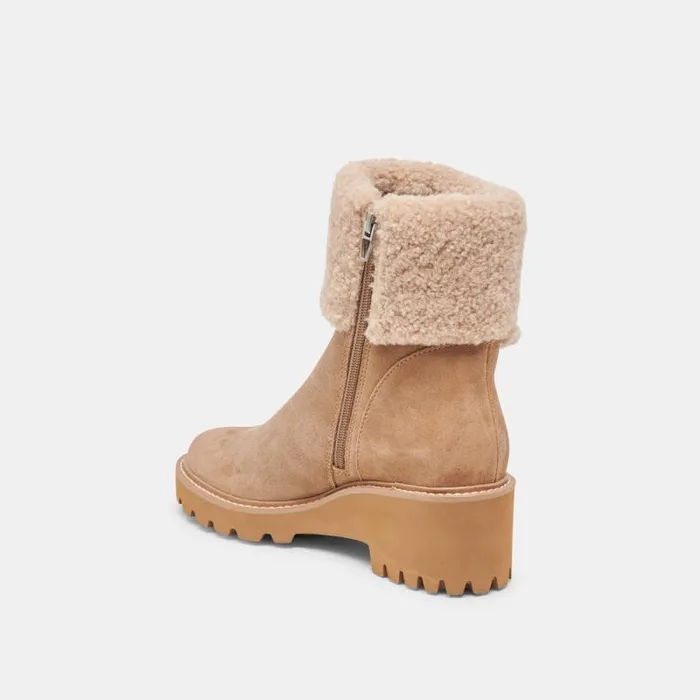 Dolce Vita Hug H2O Boots Mushroom Suede Women Boots and Booties