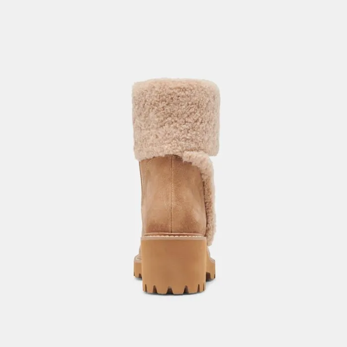 Dolce Vita Hug H2O Boots Mushroom Suede Women Boots and Booties