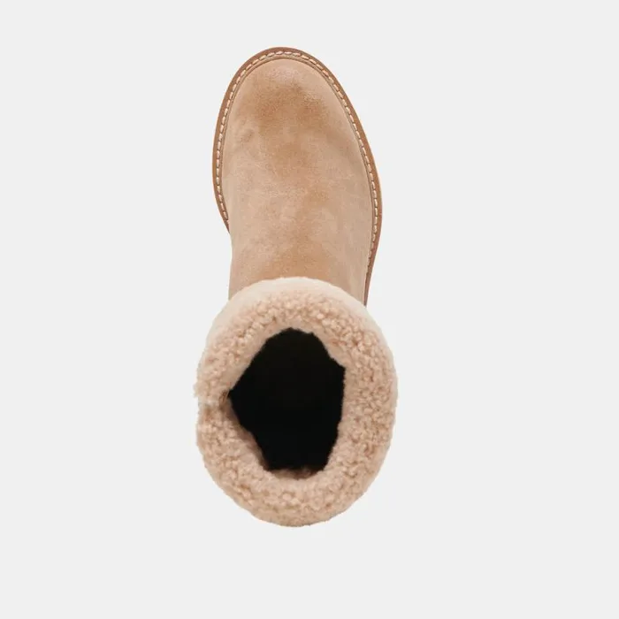 Dolce Vita Hug H2O Boots Mushroom Suede Women Boots and Booties