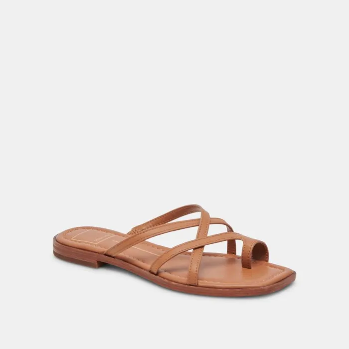Dolce Vita Indigo Sandals Brown Leather Women Sandals