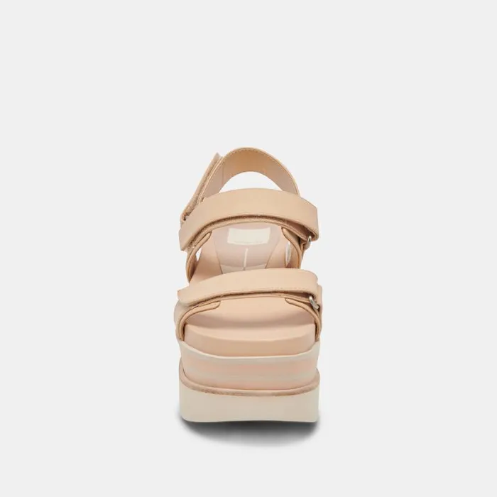 Dolce Vita Izak Sandals French Vanilla Leather Women Sandals