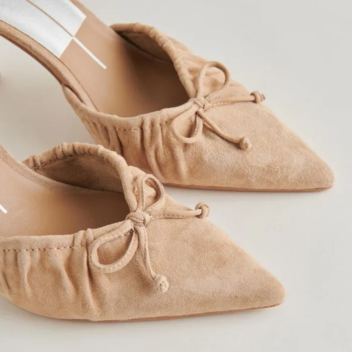 Dolce Vita Kairi Heels Camel Suede Women Heels