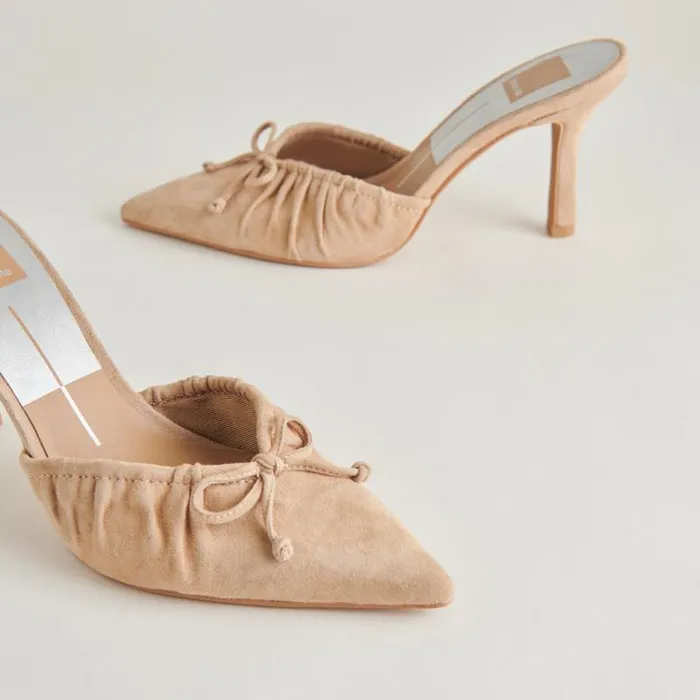 Dolce Vita Kairi Heels Camel Suede Women Heels