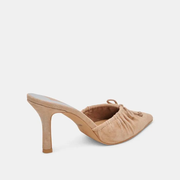 Dolce Vita Kairi Heels Camel Suede Women Heels