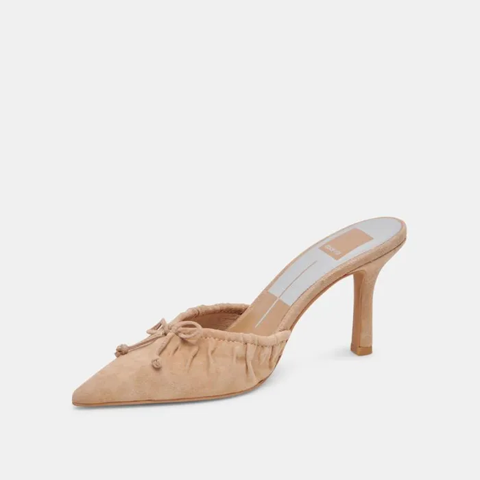 Dolce Vita Kairi Heels Camel Suede Women Heels
