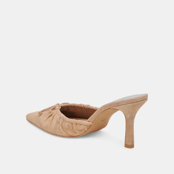 Dolce Vita Kairi Heels Camel Suede Women Heels