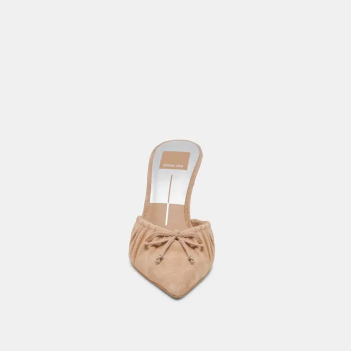 Dolce Vita Kairi Heels Camel Suede Women Heels