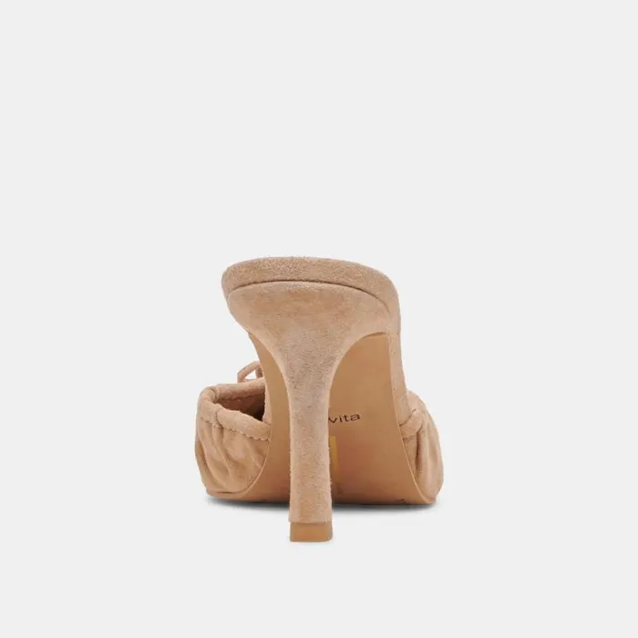 Dolce Vita Kairi Heels Camel Suede Women Heels