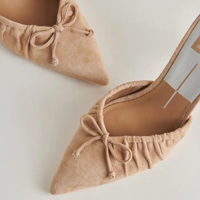 Dolce Vita Kairi Heels Camel Suede Women Heels