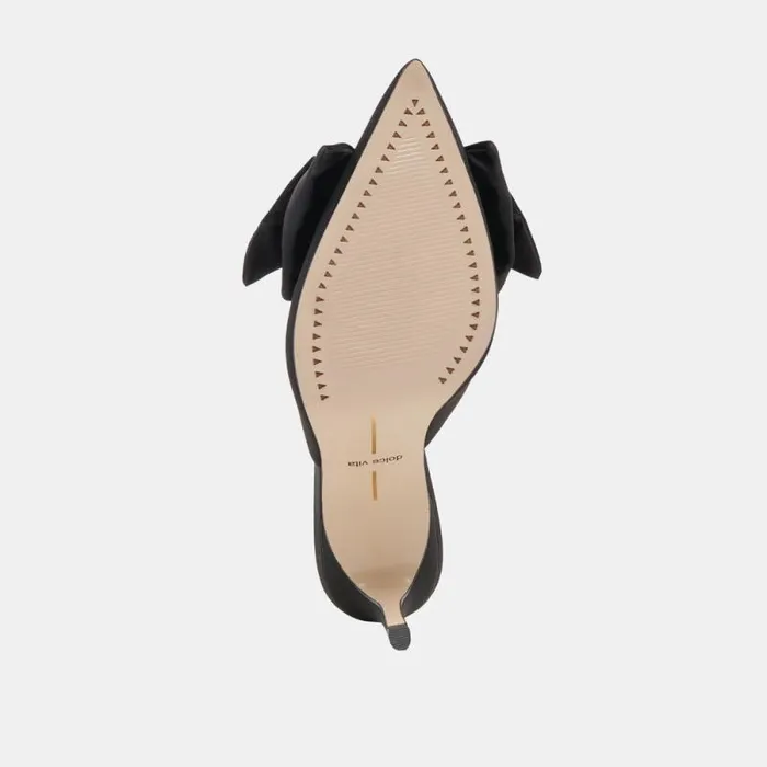 Dolce Vita Kayli Heels Onyx Satin Women Heels