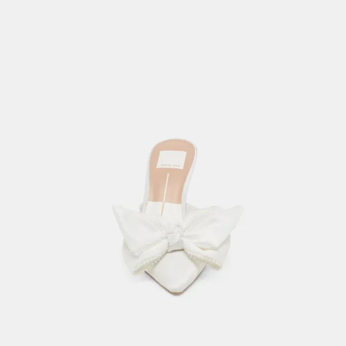 Dolce Vita Kayli Pearl Heels Vanilla Pearls Women Heels