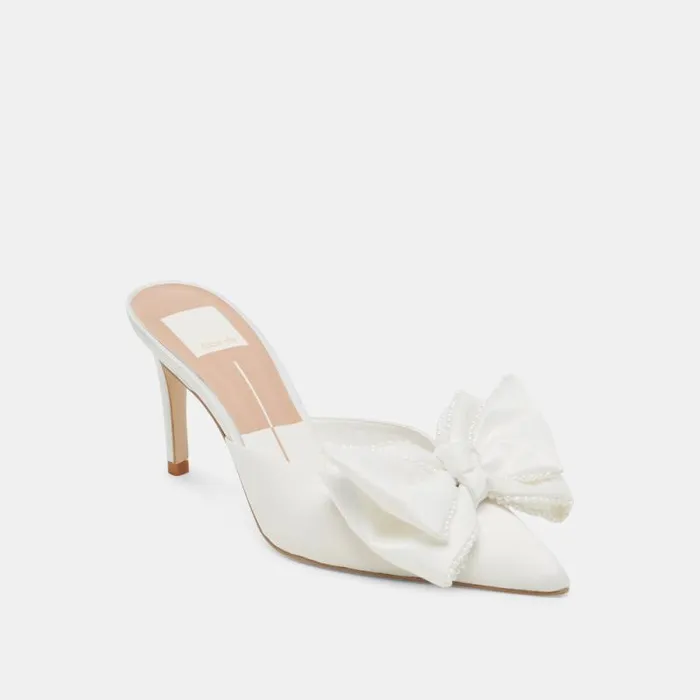 Dolce Vita Kayli Pearl Heels Vanilla Pearls Women Heels