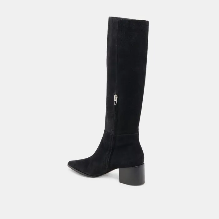 Dolce Vita Kirson Boots Onyx Suede Women Boots and Booties