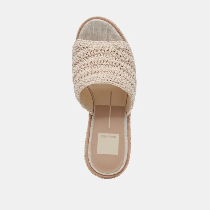 Dolce Vita Ladin Heels Dove Woven Women Sandals