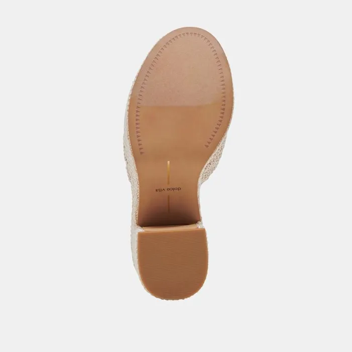 Dolce Vita Ladin Heels Dove Woven Women Sandals