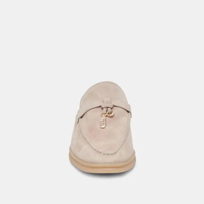Dolce Vita Lasail Flats Taupe Suede Women Flats and Loafers