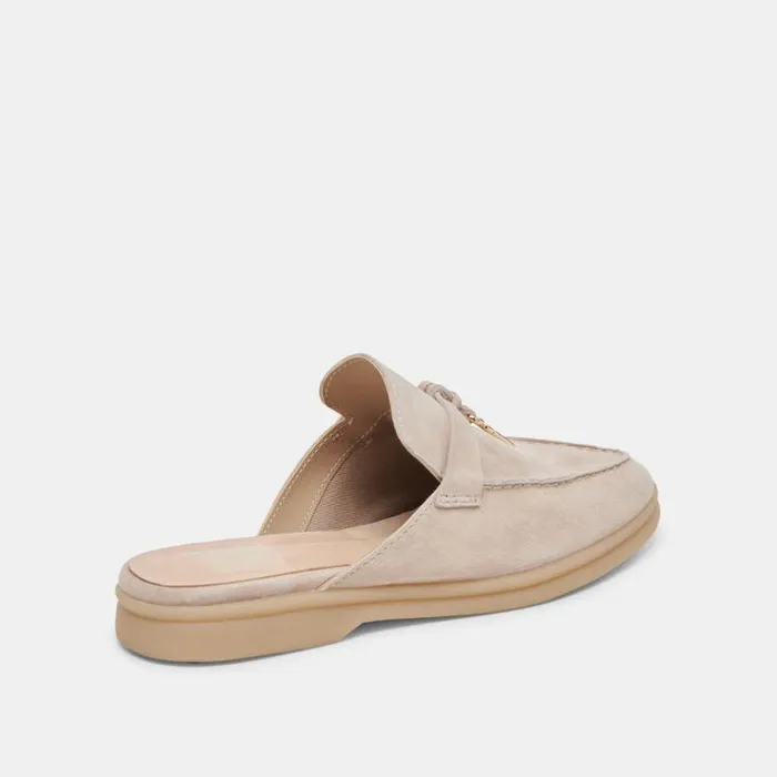 Dolce Vita Lasail Flats Taupe Suede Women Flats and Loafers