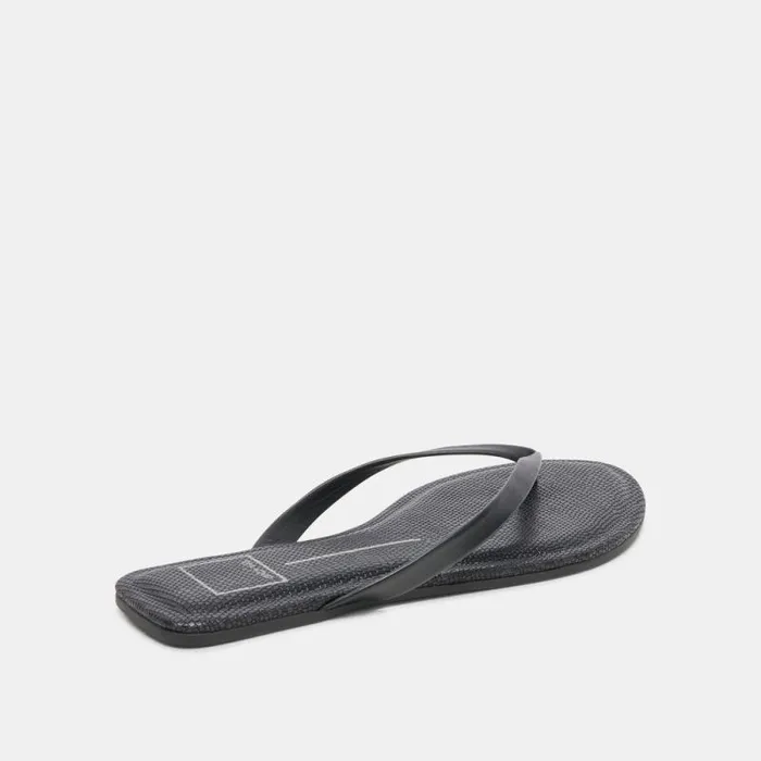 Dolce Vita Layney Sandals Black Leather Women Sandals