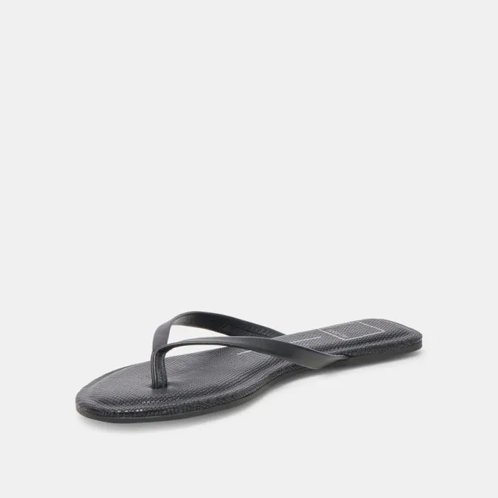 Dolce Vita Layney Sandals Black Leather Women Sandals