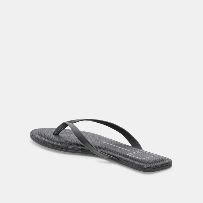 Dolce Vita Layney Sandals Black Leather Women Sandals