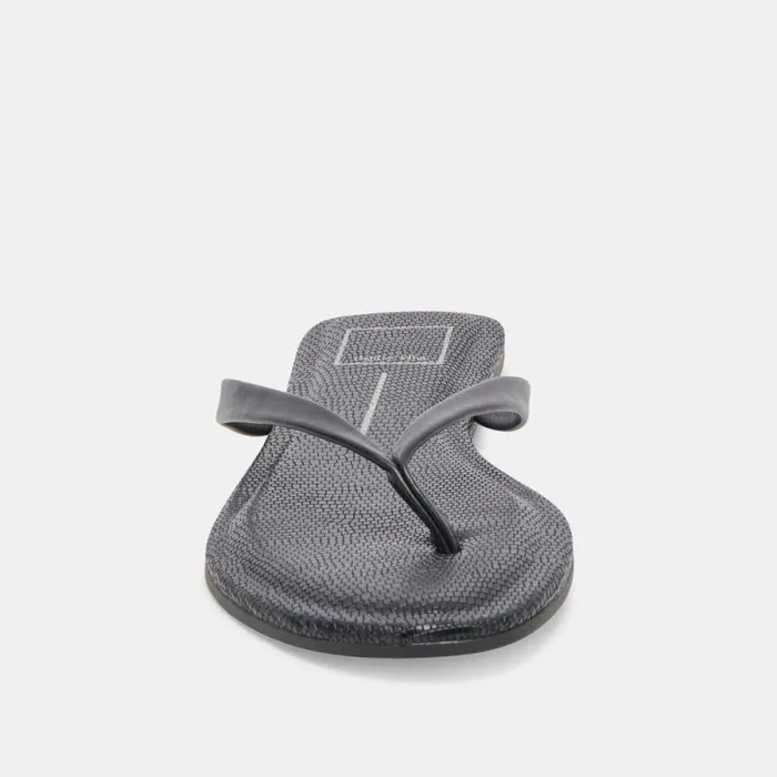 Dolce Vita Layney Sandals Black Leather Women Sandals
