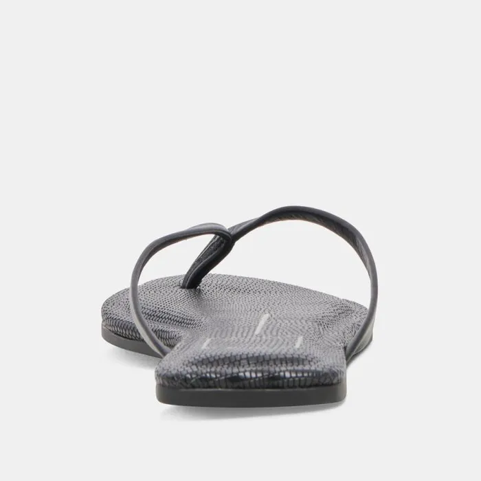 Dolce Vita Layney Sandals Black Leather Women Sandals