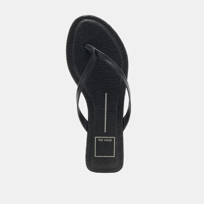 Dolce Vita Layney Sandals Black Leather Women Sandals