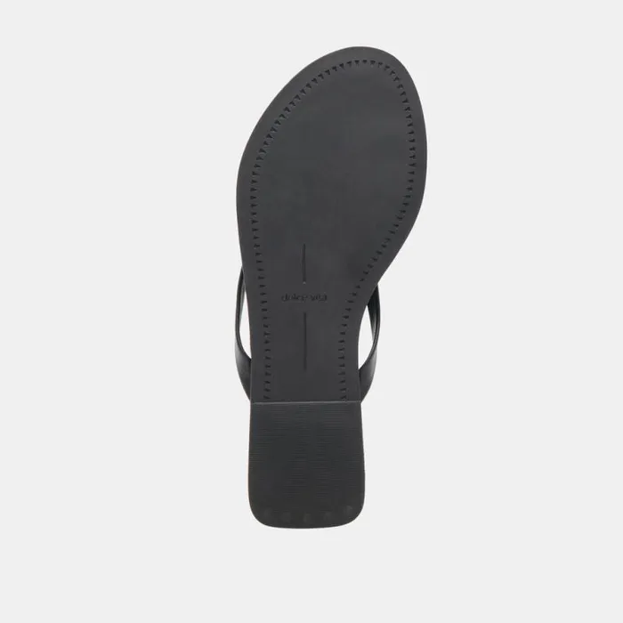 Dolce Vita Layney Sandals Black Leather Women Sandals