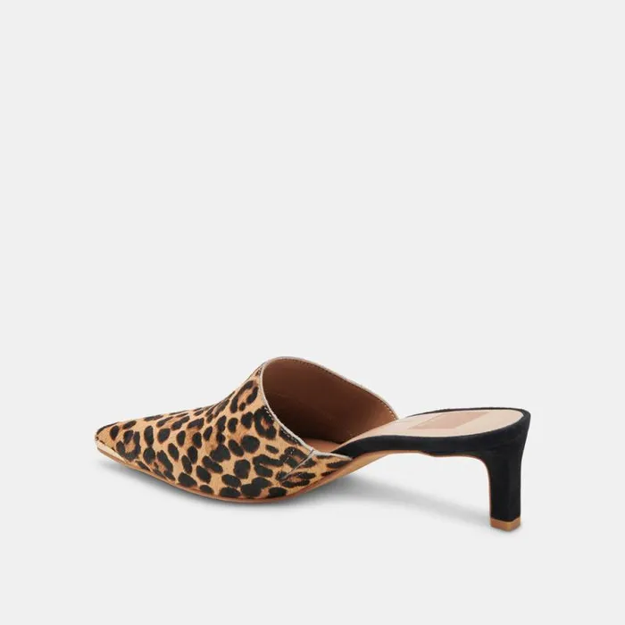 Dolce Vita Lexy Heels Dk Leopard Calf Hair Women Heels