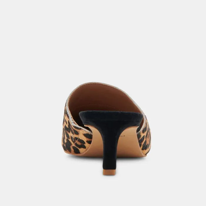 Dolce Vita Lexy Heels Dk Leopard Calf Hair Women Heels