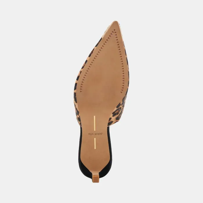 Dolce Vita Lexy Heels Dk Leopard Calf Hair Women Heels