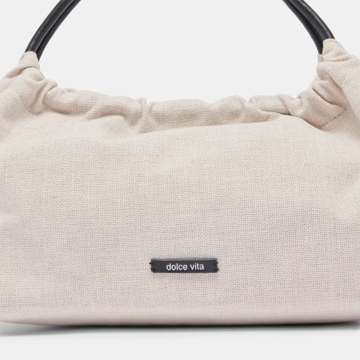 Dolce Vita Logan Tote Black Woven Women Handbags