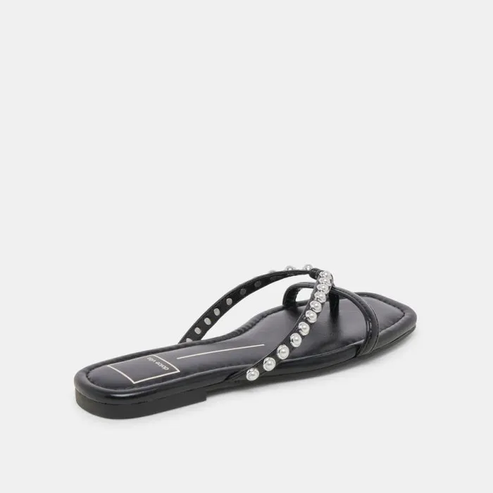 Dolce Vita Lucca Pearl Sandals Black Pearls Women Sandals