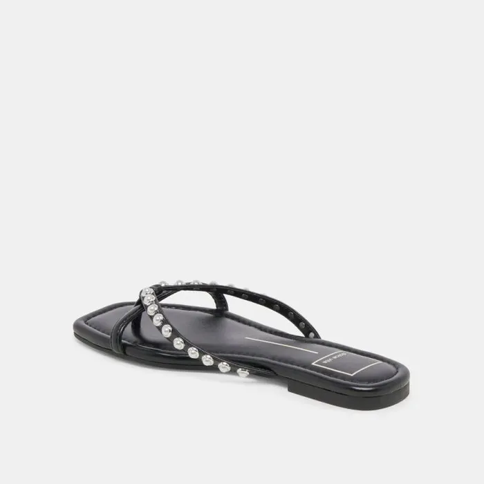 Dolce Vita Lucca Pearl Sandals Black Pearls Women Sandals