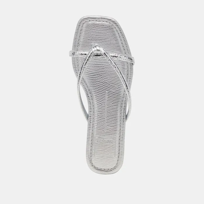 Dolce Vita Lucca Sandals Silver Distressed Stella Women Sandals