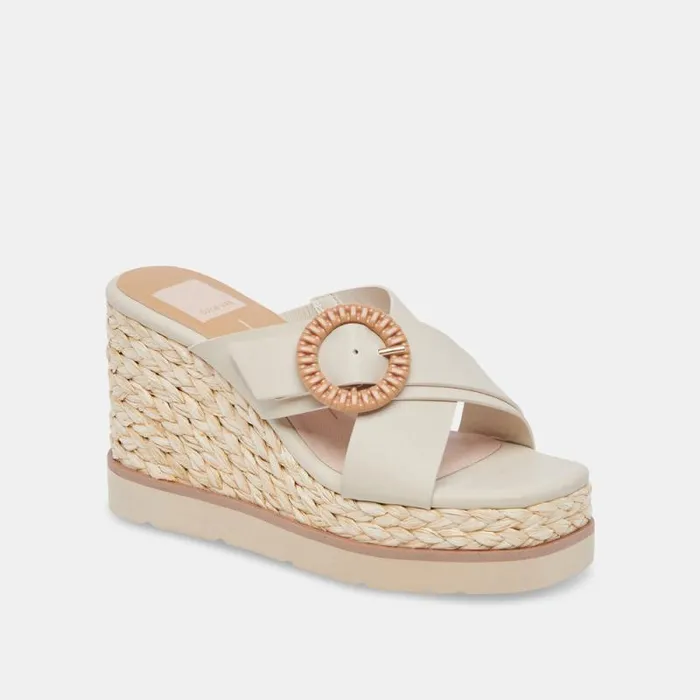 Dolce Vita Luiz Wedges Ivory Stella Women Sandals