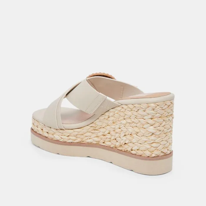Dolce Vita Luiz Wedges Ivory Stella Women Sandals