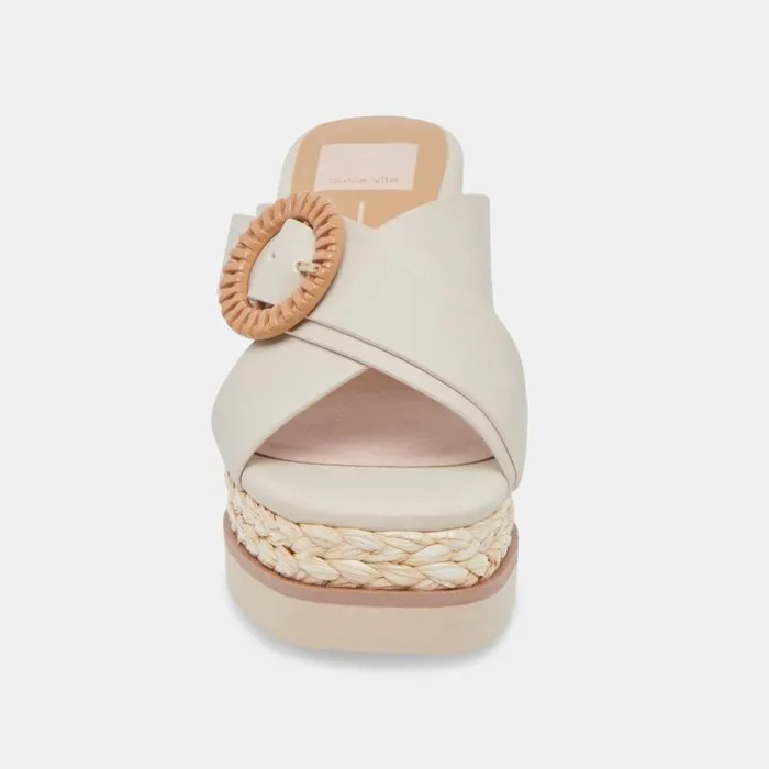 Dolce Vita Luiz Wedges Ivory Stella Women Sandals