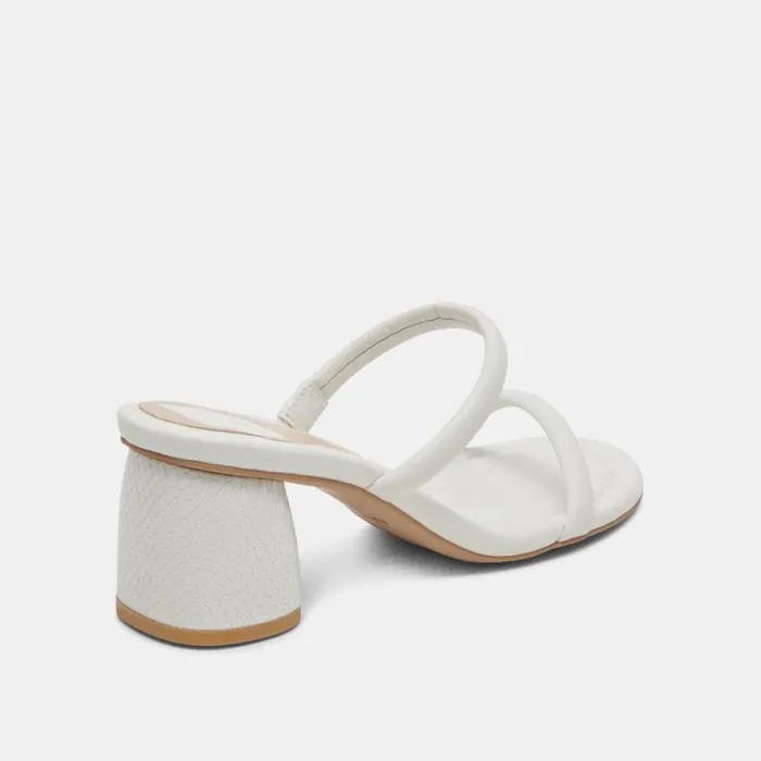 Dolce Vita Mandie Heels White Stella Women Sandals