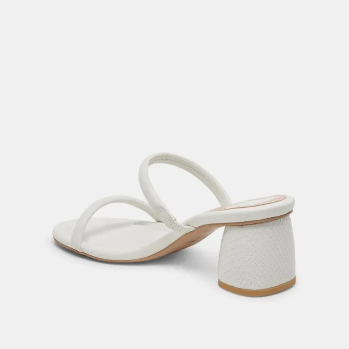 Dolce Vita Mandie Heels White Stella Women Sandals